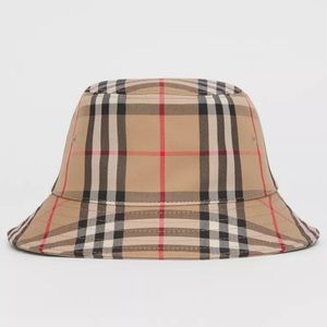 Burberry Kids Vintage Check Twill Bucket Hat